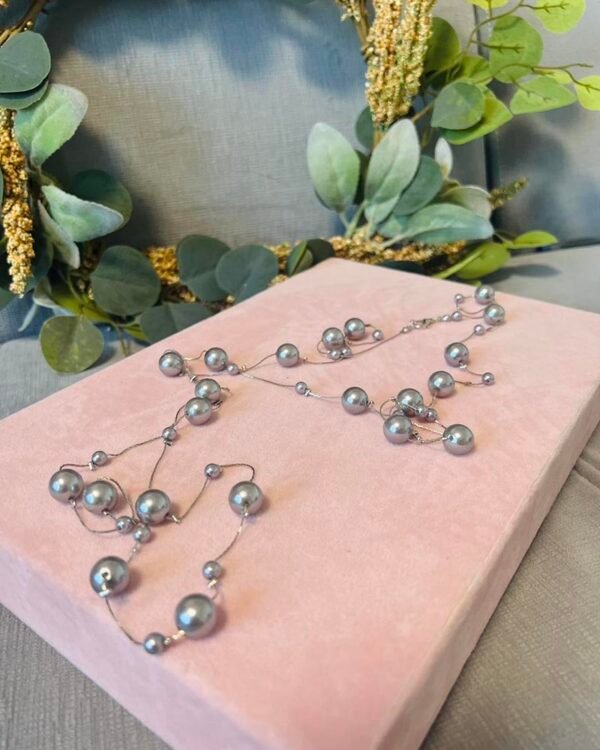 Колие Grey pearl