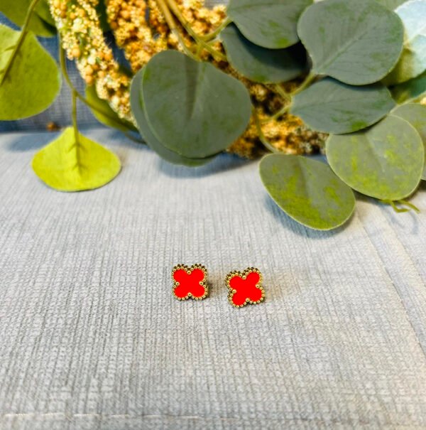 Обеци Clover gold - Image 2