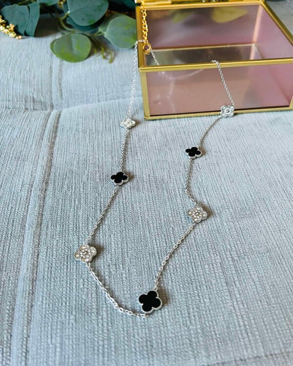 Колие Clover Shine Silver
