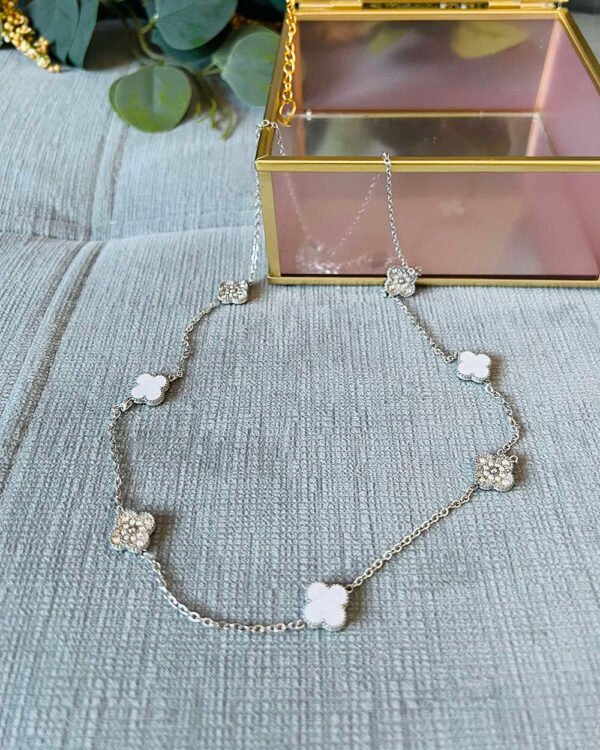 Колие Clover Shine Silver - Image 2