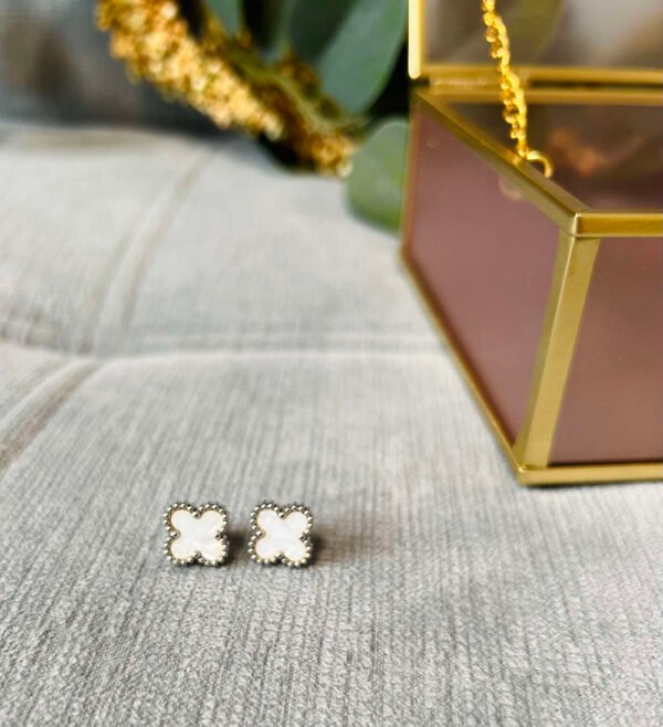 Обеци Clover silver - Image 3
